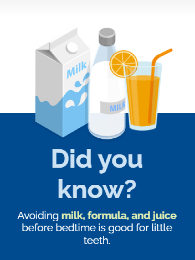 Did you know? Avoiding milk, formula, and juice